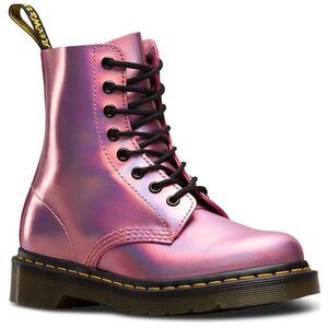 DR MARTEN Pascal RS Combat Boots Pink Iridescent Women Size  6
